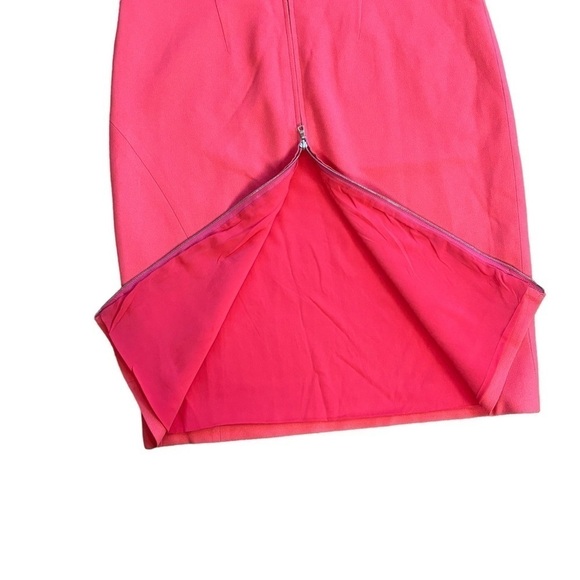 Antonio Berardi Salmon Pink Sheath Cocktail Back Zipper Italian Made Women’s S/M - Picture 9 of 15